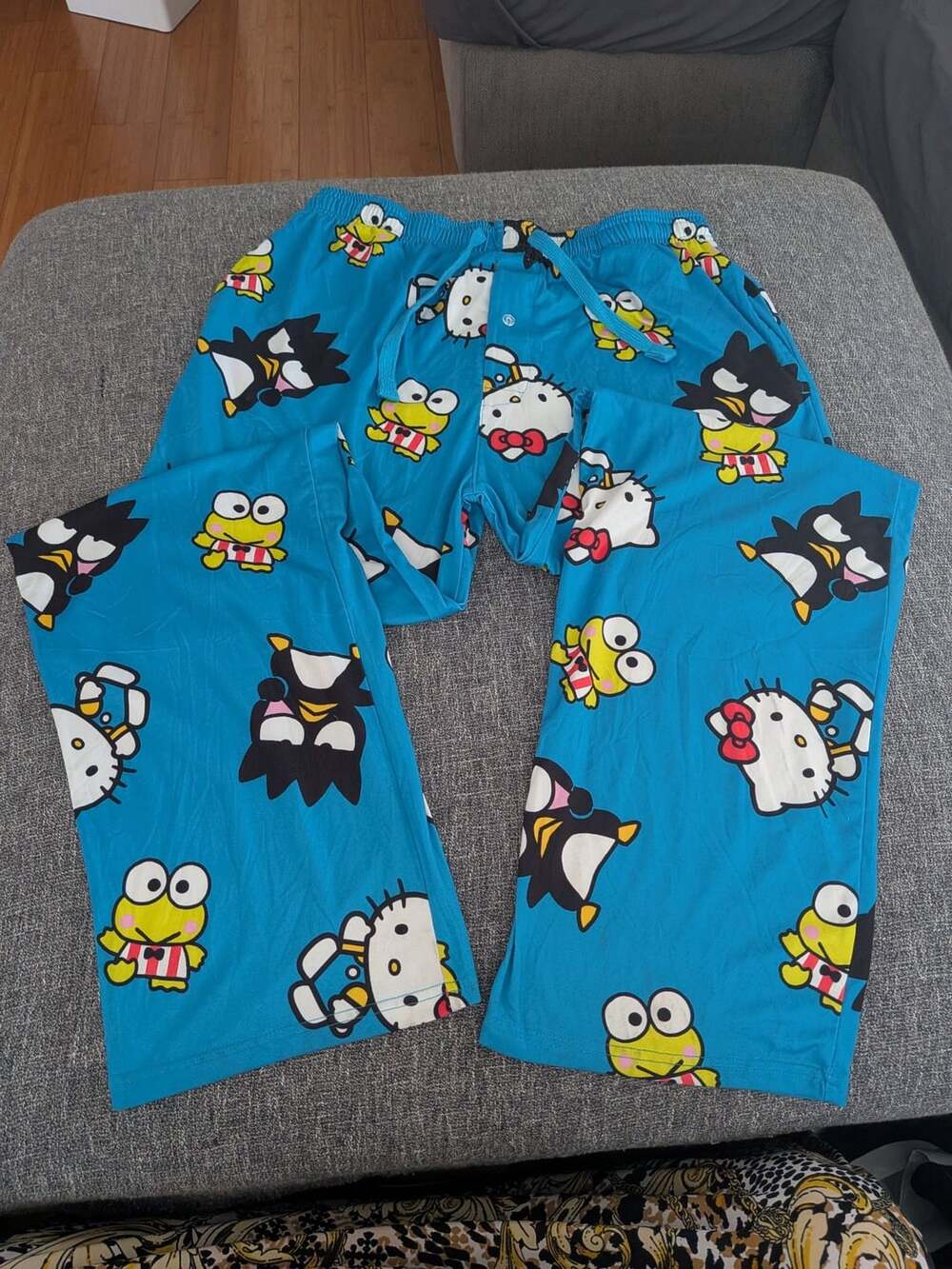 Sanrio Hello Kitty Pajama Pants Blue Character Sleep Pants